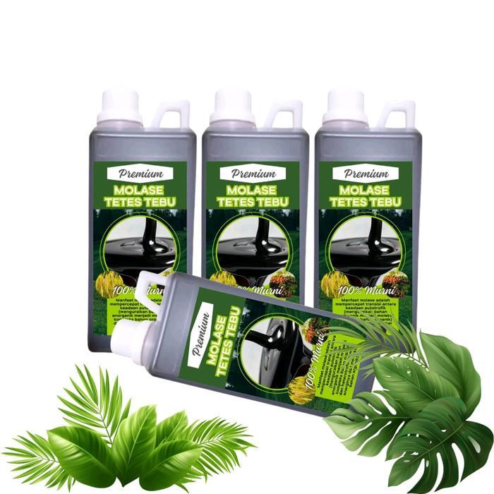 Molase Tetes Tebu Murni 1kg untuk Ternak Sapi Kambing & Domba Meningkatkan Metabolisme Pencernaan