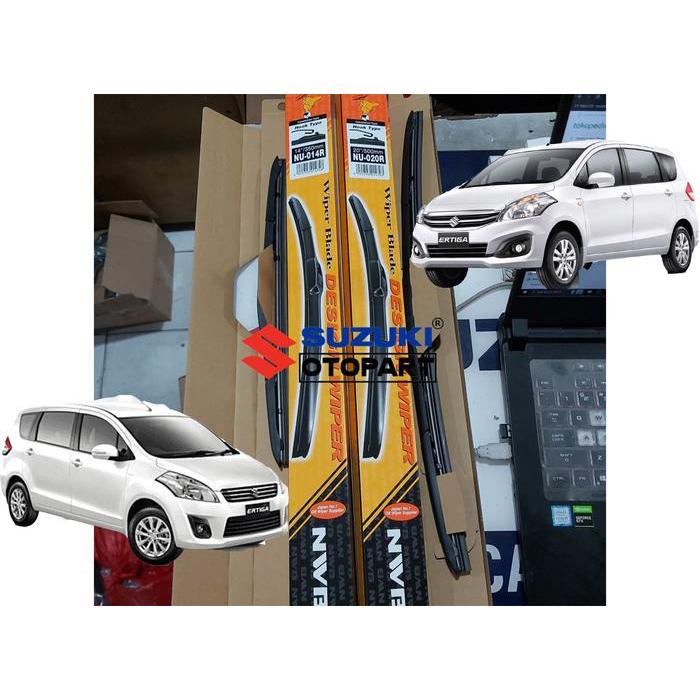 Wiper Blade / Wiper Depan Ertiga Frameless Nwb Japan