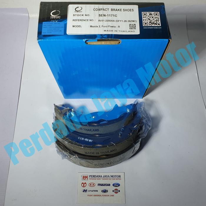 Brake Shoe Kampas Rem Belakang Mazda 2 & Ford Fiesta