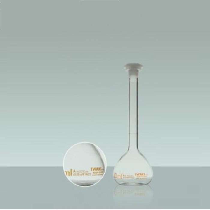 PROMO LABU UKUR 50 ML LABU TAKAR VOLUMETRIC FLASK WITH STOPPER PP IWAKI 5645