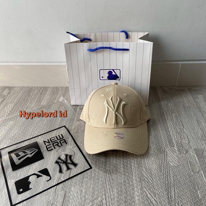 Topi Ny Mlb Cap Khaki / Cream Ny Ny