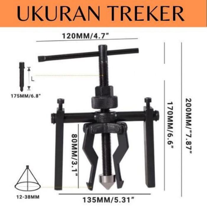 Tekiro Master - Treker Cabut Buka Bearing Dalam Motor Pilot Bearing Puller Oll-C7024R