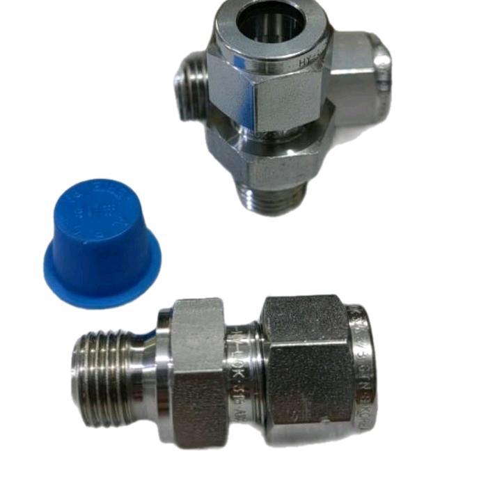 Male Con 1/8" Od X 1/4" Bspp Male Ss316 Superlok