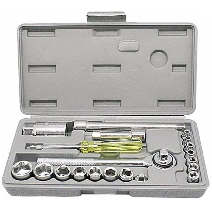 Kunci lengkap perlengkapan service motor dan mobil