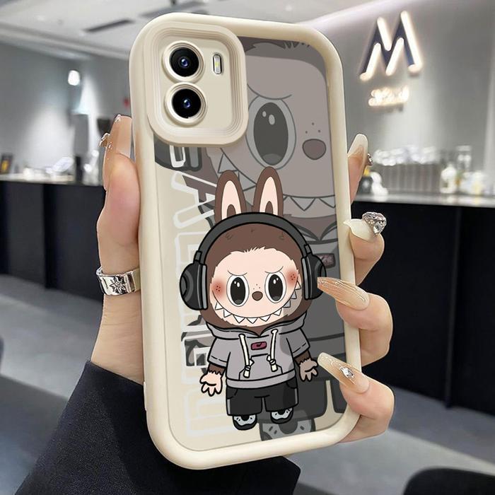 Casing Hp Untuk VIVO Y15S Y15A Y01 Case Hp Pola kelinci kartun Kasing Ponsel Softcase Kesing