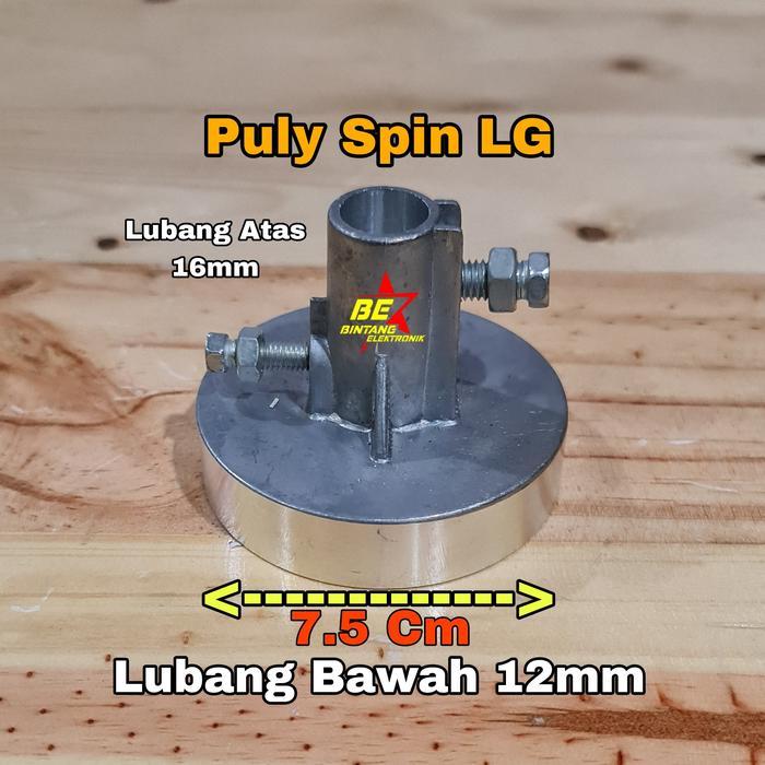 "New" Puly Dinamo Spin Mesin Cuci LG 2 Tabung Puli Motor Pengering LG