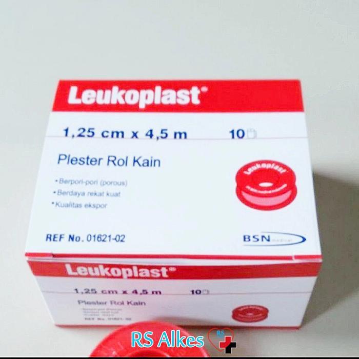 LEUKOPLAST 1,25CM X 5M PLESTER ROLL KAIN PLESTER LUKA PLESTER MEDIS