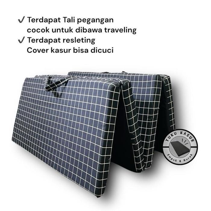 Tuku Kasur - PREMIUM KASUR BUSA LIPAT 4 TEBAL 5cm UK.70x180x5cm
