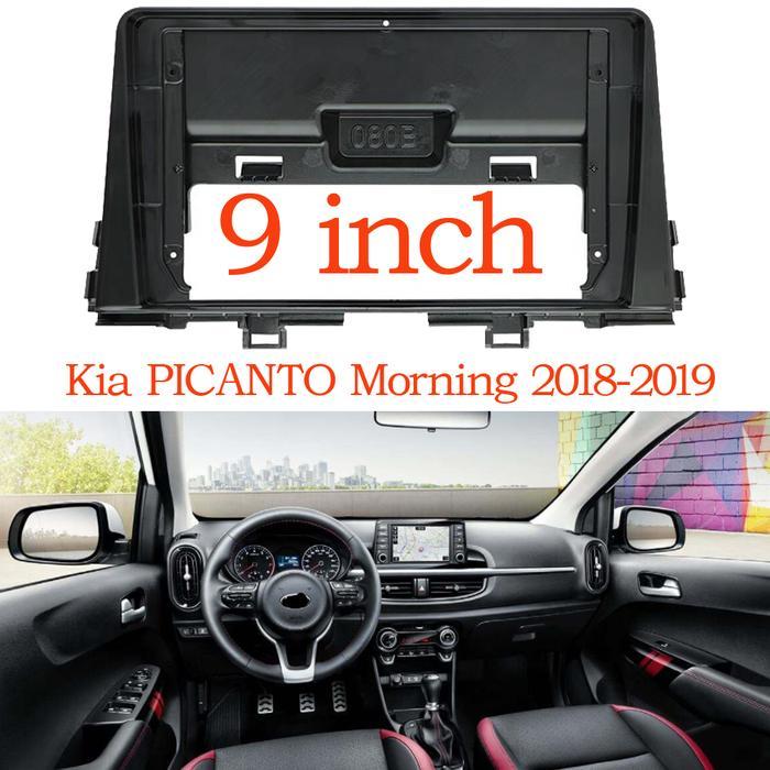 9 Inci Instalasi Radio Mobil Dvd Gps Mp5 Bingkai Panel Fasia Plastik