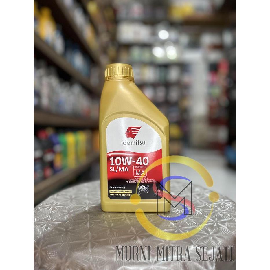 IDEMITSU 4T SAE 10W-40 OLI MOTOR 10W40 SEMI-SYNTHETIC 0.8 L / 800 ML