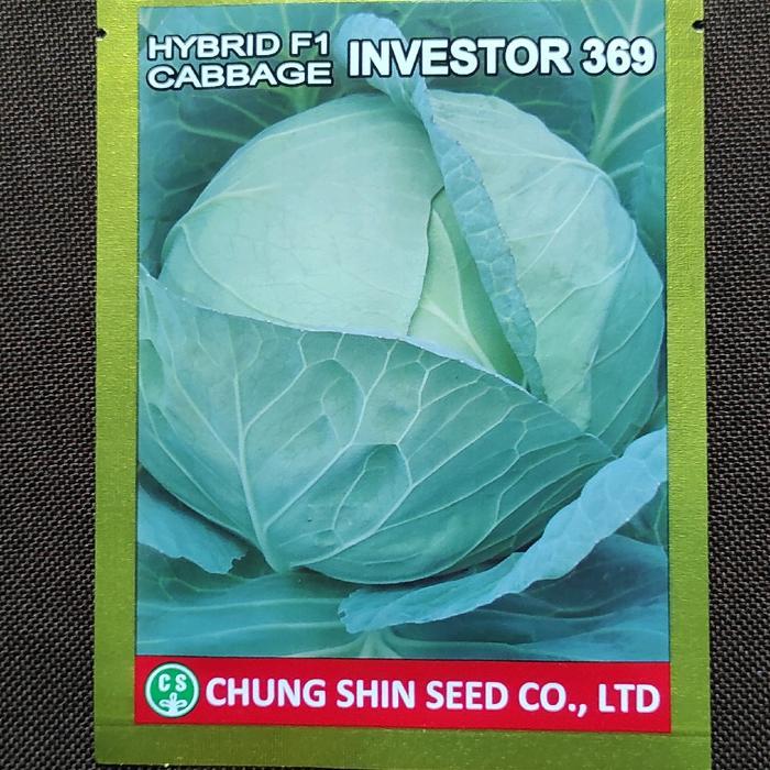 Benih kubis hibrida INVESTOR 369 isi 10 gram dari Chung Shin seed