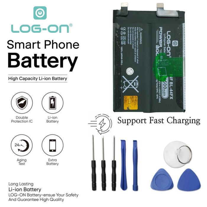 Log On - Bl-44Fx Untuk Infinix Note 12 Vip Bl44Fx Support Fast Charging - Kapasitas 4500Mah Power