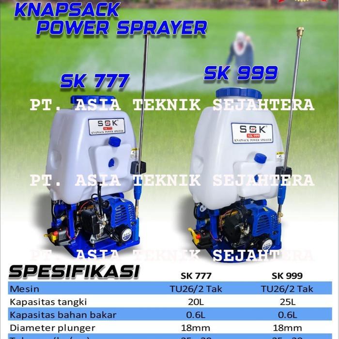 KNAPSACK MESIN POWER SPRAYER 2 TAK MESIN SEMPROT HAMA