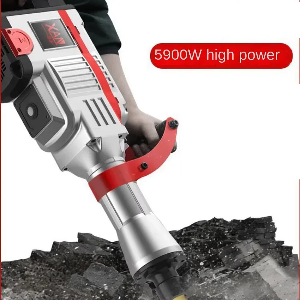 Terbaru Max 5900W Demolition Jack Hammer Concrete Breaker Heavy Duty Electric Pick Drill Breaker for