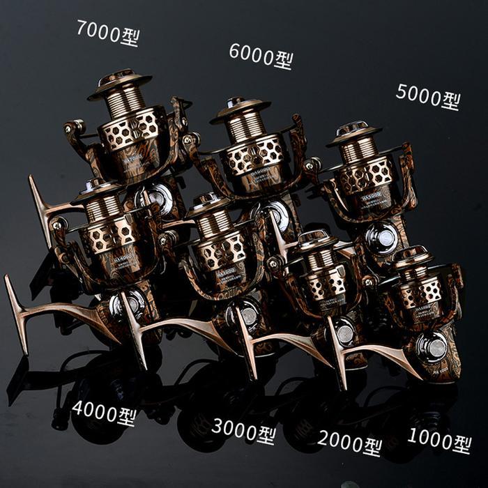 All-Metal Fishing Reels Spinning Reel Reel Round Sea Fishing Rod