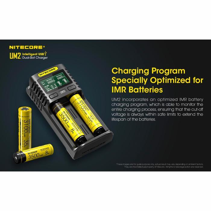 Charger Nitecore Um2 2 Slot