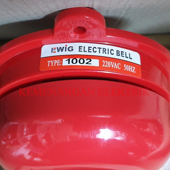 Best Seller Ewig Round Bell / Bel Kring / Alarm 4" 100Mm / Bel Sekolah Pabrik Original