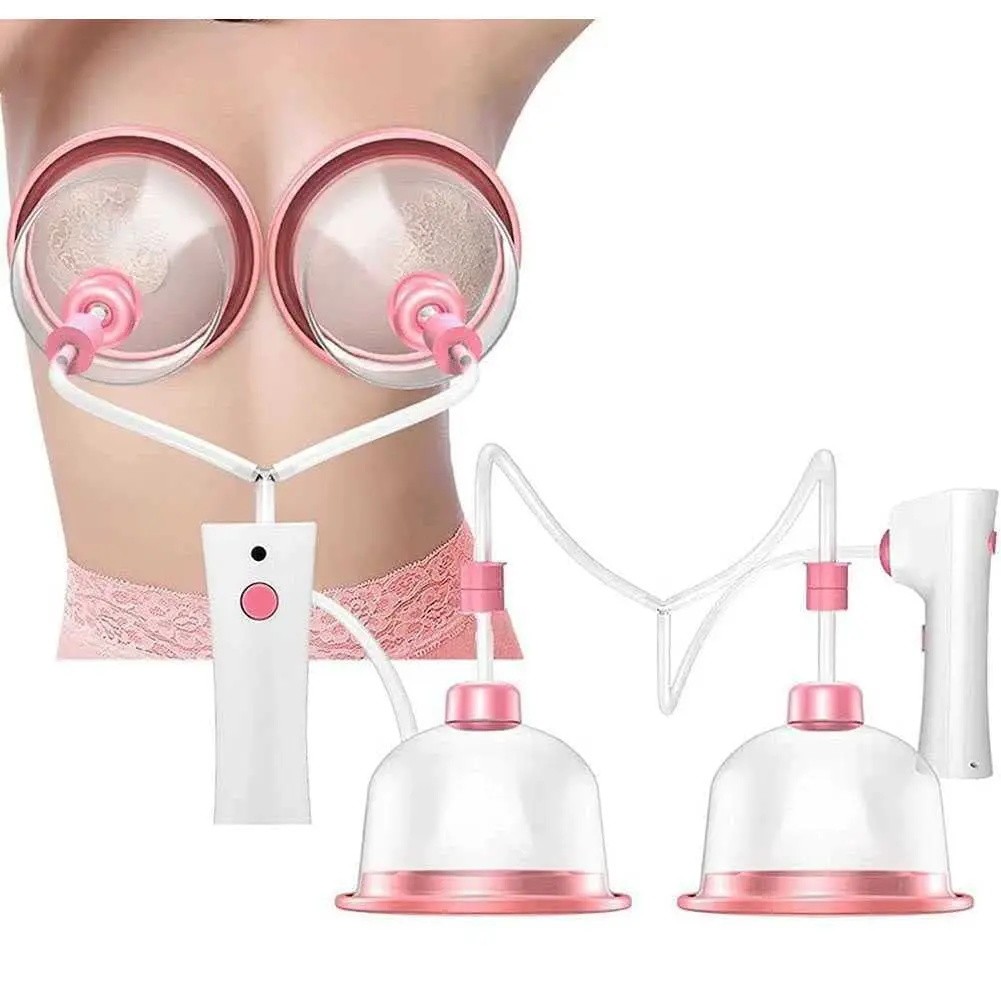 Mini Electric Breast Massager Breast Enlargement Cupping Machine Electric Pump Cup Massager Multi
