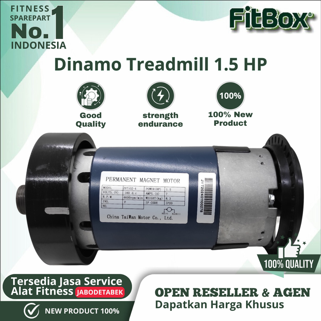 Dinamo Treadmill Motor Dinamo Treadmill DC 1.5hp Sparepart Treadmill