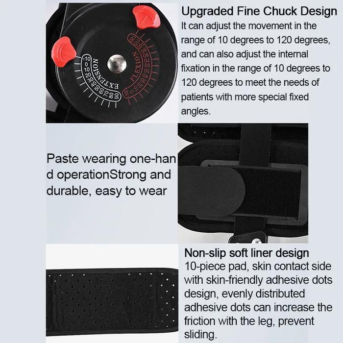 1Set Deker Kesehatan Lutut Deker Terapi Lutut Brace Lutut Mudah Dipakai Penyangga Terapi Lutut