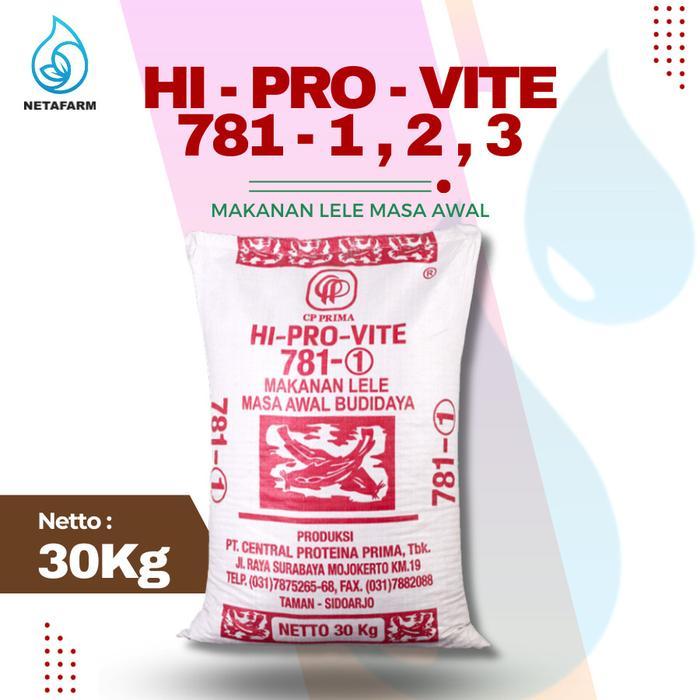 PAKAN IKAN LELE, NILA, GURAME DLL HI-PRO-VITE 781. 30 KG - 781-1