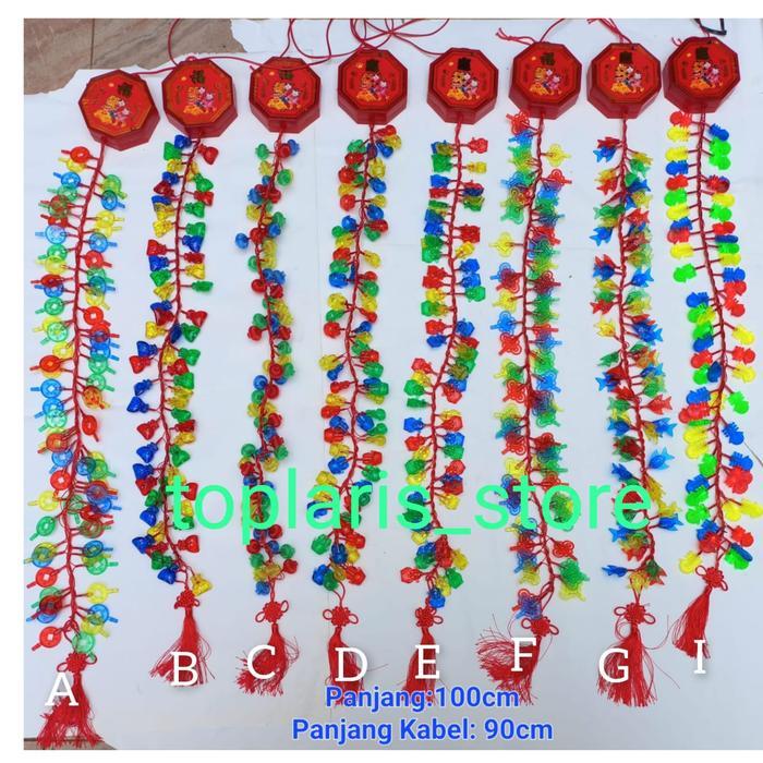 Lampion Imlek Petasan Lampu Led Dekorasi