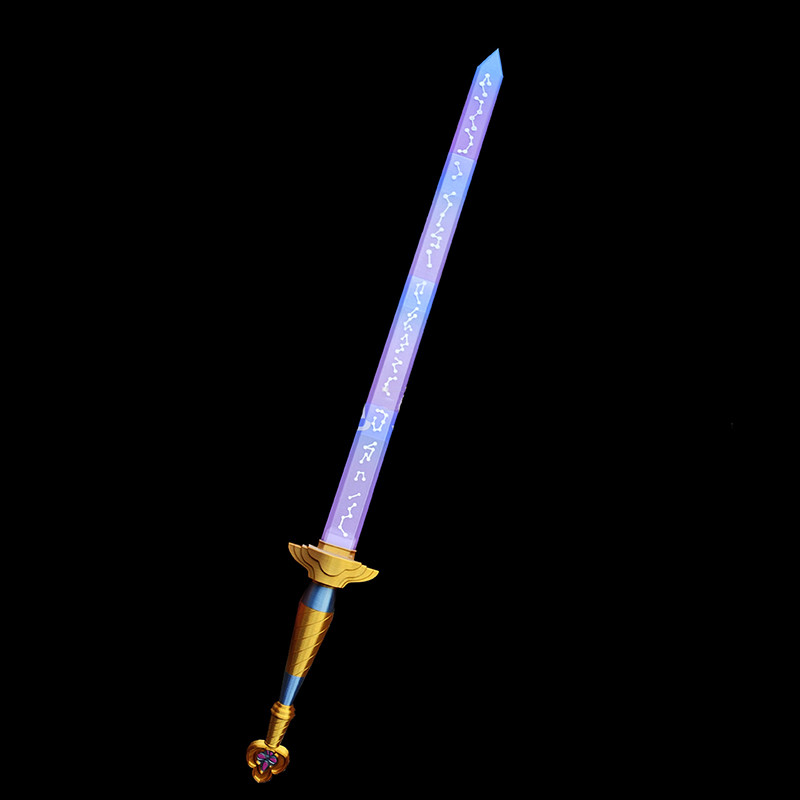 Kpop Rumi Sword With Symbol Outfits Demon Roleplay Hunters Sword Cosplay Prop Women Men Halloween