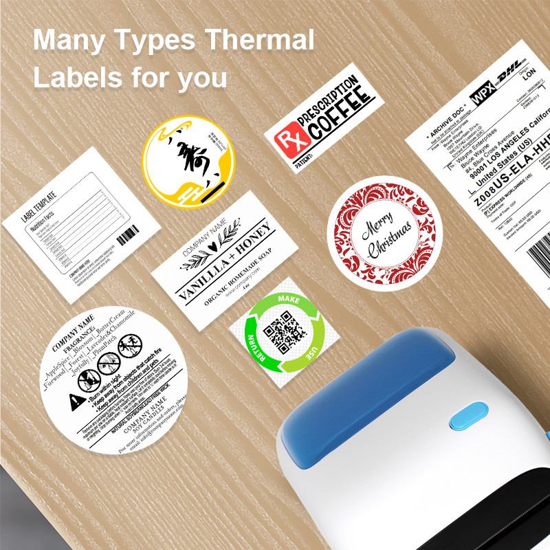 A6 Thermal Printer Waybill Address Printer Zywell ZY910 Cute 4inch Shipping Label Thermal Printer