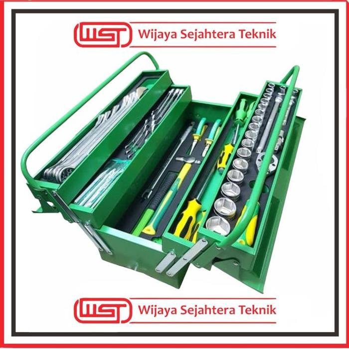 Tekiro tool box set 66pcs kotak perkakas alat bengkel tool set box 66