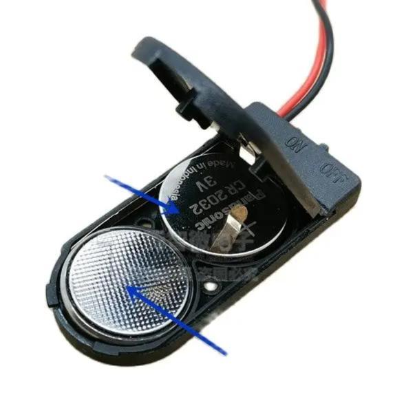 Baterai Holder 2X Cr2032 6V Battery Case Tempat Baterai +Saklar On Off Co