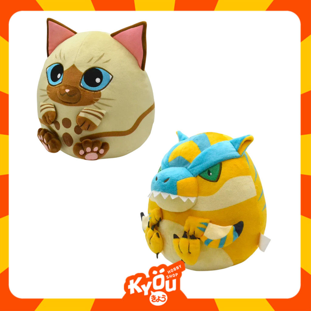 Tigrex - Felyne Monster Hunter Fuwa Tama Plush