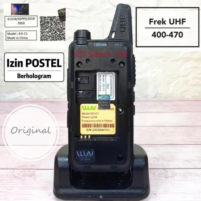 WLN / WLAN / WINLAN / WALKIE TALKIE MINI / HT WINLAN ORIGINAL SERTIFIKASI POSTEL