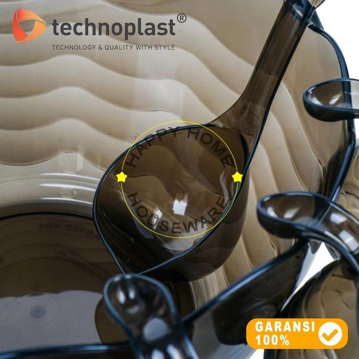 Technoplast Lovelo Punch Bowl Set 14Pcs Mangkuk Es Buah Tempat Es Buah Mangkok Besar Sop Buah Bpa