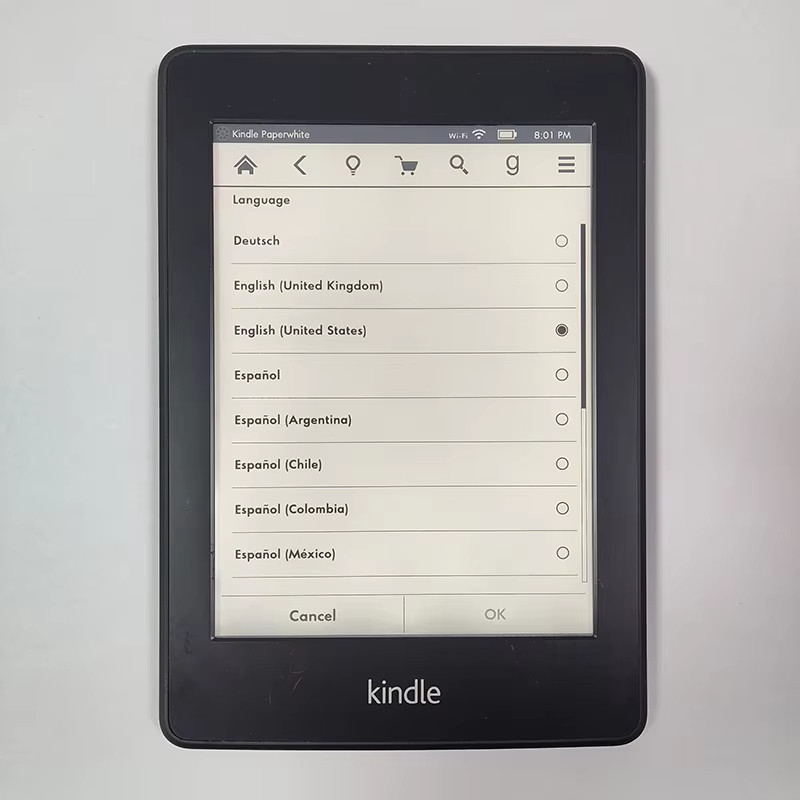 E-book Reader Kindle Paperwhite 1 Ereader 6-inch E-ink Touch Screen with Backlight Kindle E-reader