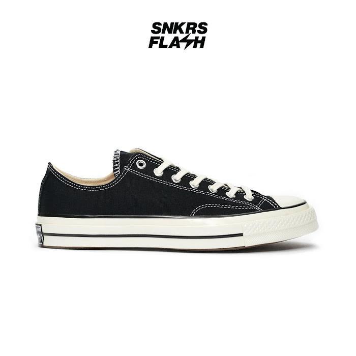 Sepatu Sneakers Unisex CONVERSE CHUCK 70 OX BLACK - 162058C