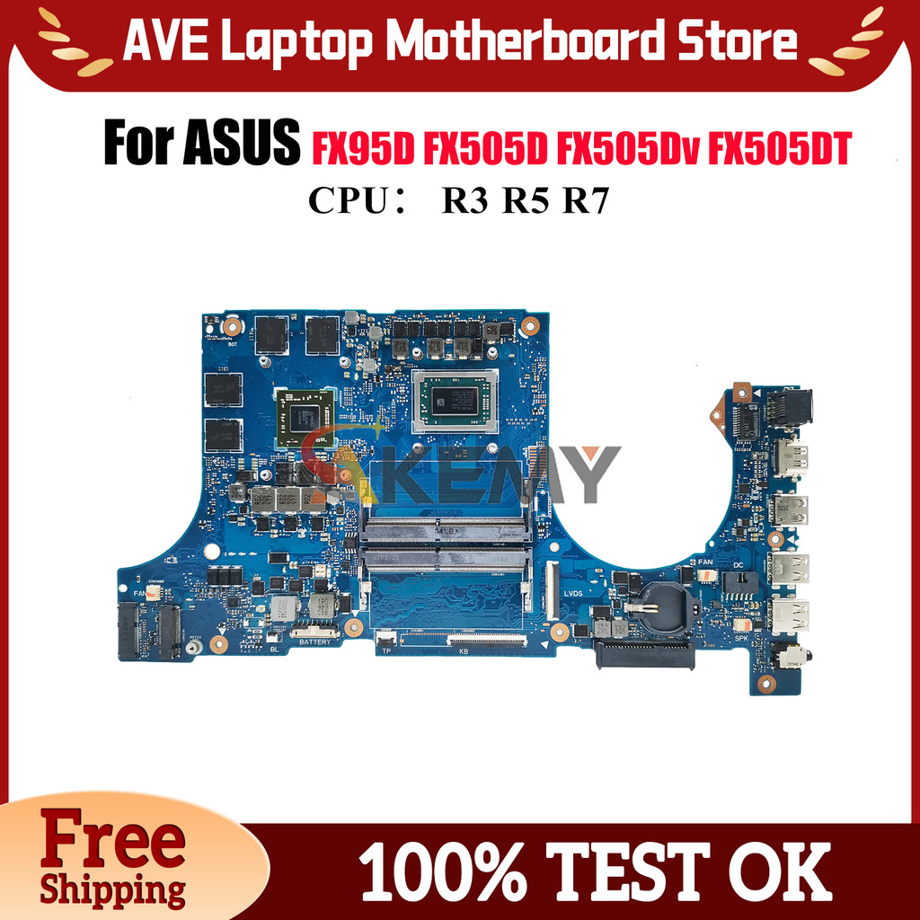 FX505DY Laptop Motherboard For ASUS TUF Gaming FX505GE FX95D FX505GT FX505D FX505GD Mainboard W/ R3