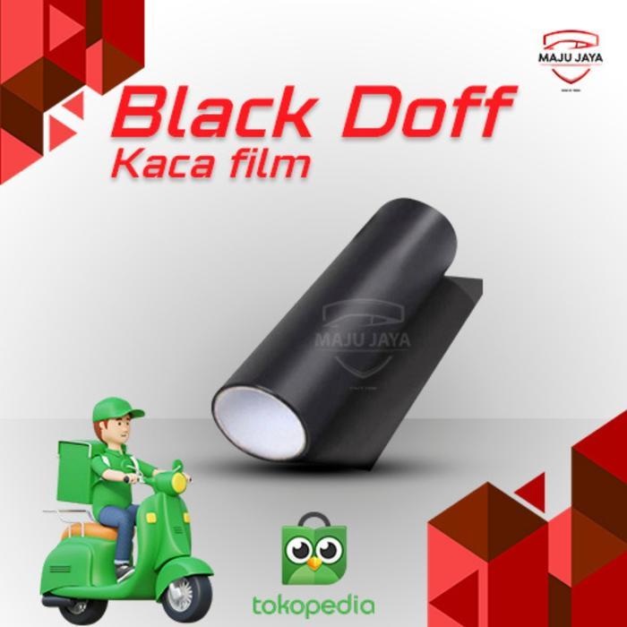 Sticker / Stiker Hitam Matt Black Doff Vinyl Scotlite Skotlet
