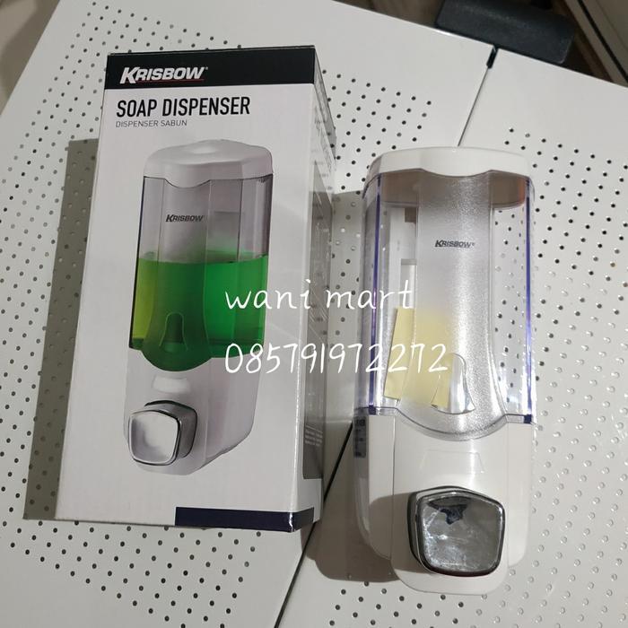 soap dispenser , dispenser sabun cair 370 ml krisbow
