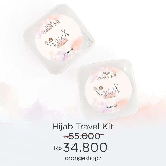Hijab Travel Kit / Kotak Jarum Pentul Unik / Compact Hijab Kit