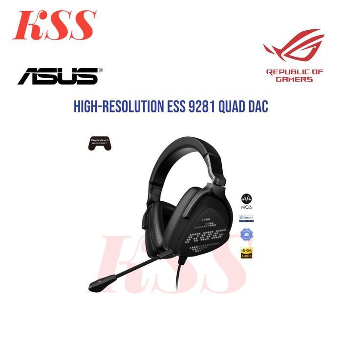 Headset Gaming ASUS ROG Delta S animate USB-C with Customizable Anime