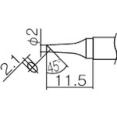 Hakko Replacement Tip T12-Bc2