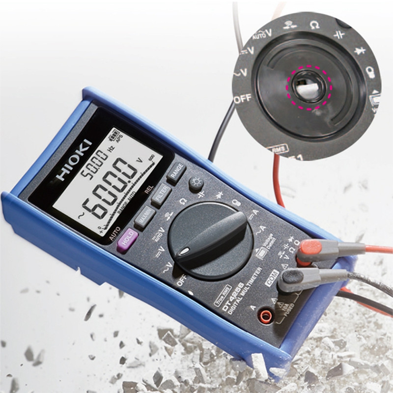 HIOKI DT4256 DT4253 DT4255 Digital Multimeter Measures Voltage Current Capacitance and Diodes