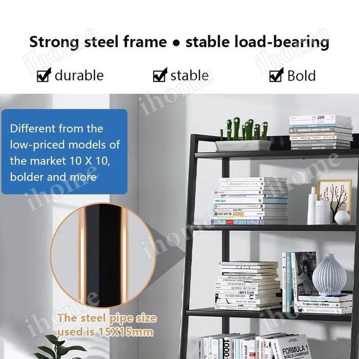 Promo [Ak] 3L 4L Rak Buku Kamar Rak Buku Minimalis Rak Susun Besi Seri Rak Dinding Dekorasi