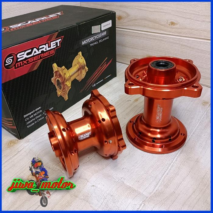 tromol CNC CRF KLX DTRACKER WR scarlet MX series hole 36 warna hitam merah biru orange hijau gold