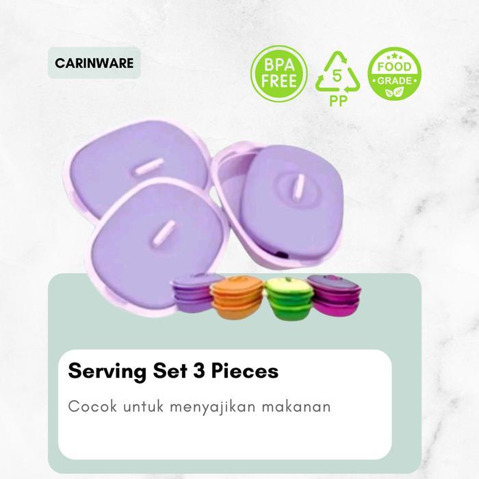 ORIGINAL Carinware Serving Set / Wadah Plastik / Penyimpanan Makanan READY STOCK