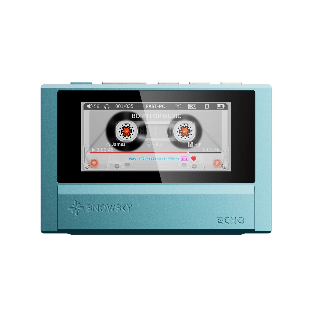 New Fiio Snow Sky Echo Mp3 Player Wireless Bluetooth Sbc Retro Portable Metal Case Music Player Dual