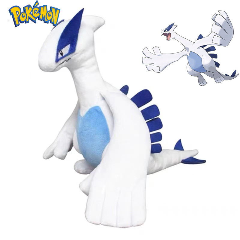 Pokemon Lugia Peluche Plush Doll Lugia Ho-Oh Elf Plush Toys Soft Stuffed Cartoon Cute Lugia Doll