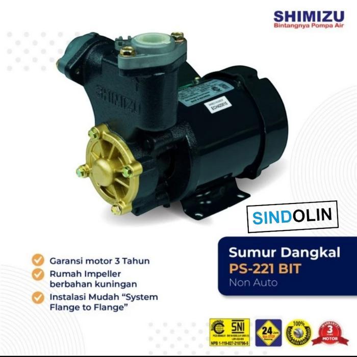 Pompa Air Shimizu Ps221Bit / Ps 221 Bit / Ps221 / 221Bit