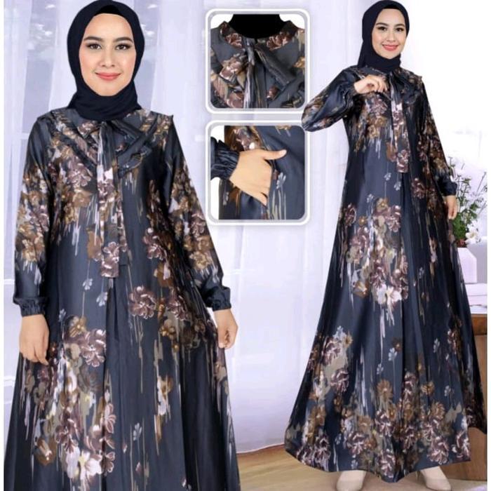 RANIA DRESS GAMIS MUSLIM SILK