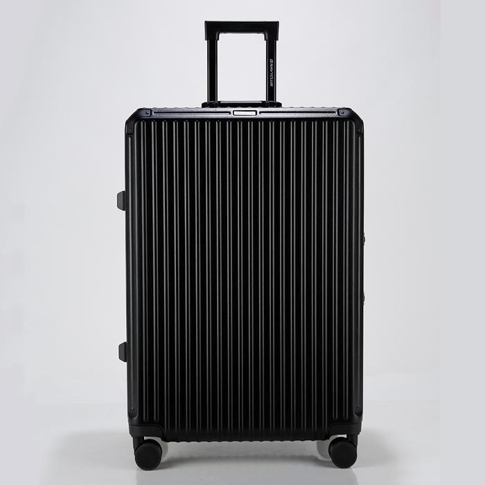 Navy Club Koper 26 Inch Frame Aluminium Skyline Koper Bagasi Hardcase PC TSA Lock 4 Roda Putar